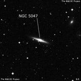 NGC 5047 - линзовидная галактика. Описание NGC 5047:, Галактика в созвездии Дева