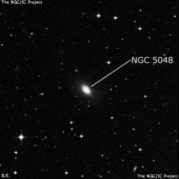 NGC 5048 - галактика. Описание NGC 5048:, Галактика в созвездии Гидра