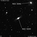 NGC 5049 - линзовидная галактика. Описание NGC 5049:, Галактика в созвездии Дева