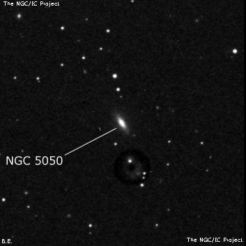 NGC 5050 - линзовидная галактика. Описание NGC 5050:, Галактика в созвездии Дева