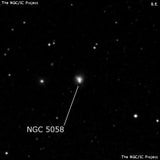 NGC 5058 - галактика. Описание NGC 5058:, Галактика в созвездии Дева