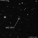 NGC 5071 - спиральная галактика. Описание NGC 5071:, Галактика в созвездии Дева