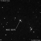 NGC 5075 - эллиптическая галактика. Описание NGC 5075:, Галактика в созвездии Дева