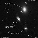 NGC 5079 - спиральная галактика с баром. Описание NGC 5079:, Галактика в созвездии Дева