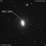 NGC 5087 - линзовидная галактика. Описание NGC 5087:, Галактика в созвездии Дева