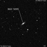 NGC 5095 - линзовидная галактика. Описание NGC 5095:, Галактика в созвездии Дева