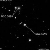 NGC 5096 - линзовидная галактика. Описание NGC 5096:, Галактика в созвездии Гончие Псы