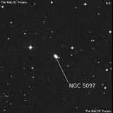 NGC 5097 - эллиптическая галактика. Описание NGC 5097:, Галактика в созвездии Дева