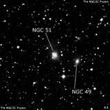 NGC 51 - линзовидная галактика. Описание NGC 51:, Галактика в созвездии Андромеда