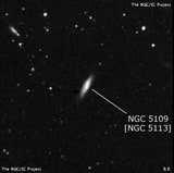 NGC 5109 - галактика. Описание NGC 5109:, Объект глубокого космоса в созвездии Большая Медведица