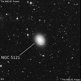 NGC 5121 - спиральная галактика. Описание NGC 5121:, Галактика в созвездии Центавр