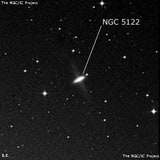 NGC 5122 - галактика. Описание NGC 5122:, Галактика в созвездии Дева