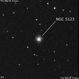 NGC 5123 - спиральная галактика. Описание NGC 5123:, Галактика в созвездии Гончие Псы