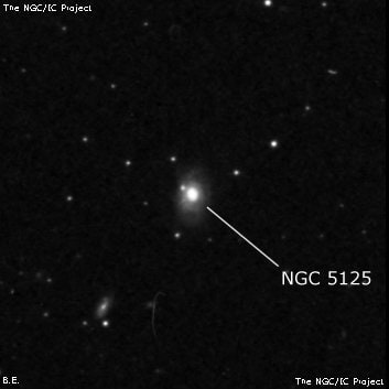 NGC 5125 - спиральная галактика. Описание NGC 5125:, Галактика в созвездии Дева