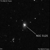 NGC 5125 - спиральная галактика. Описание NGC 5125:, Галактика в созвездии Дева