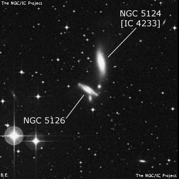 NGC 5126 - линзовидная галактика. Описание NGC 5126:, Галактика в созвездии Центавр