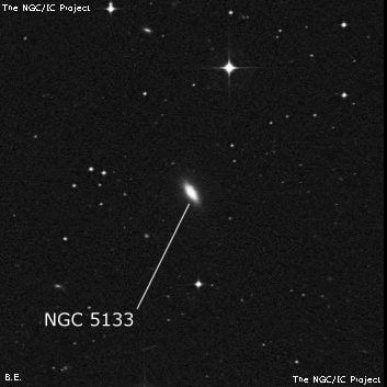 NGC 5133 - галактика. Описание NGC 5133:, Галактика в созвездии Дева