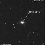 NGC 5145 - спиральная галактика. Описание NGC 5145:, Галактика в созвездии Гончие Псы