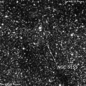 NGC 5155 - облако звёзд. Описание NGC 5155:, Объект глубокого космоса в созвездии Центавр