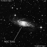 NGC 5161 - спиральная галактика. Описание NGC 5161:, Галактика в созвездии Центавр