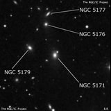 NGC 5171 - галактика. Описание NGC 5171:, Галактика в созвездии Дева