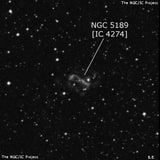 NGC 5189 - планетарная туманность. Описание NGC 5189:, Планетарная туманность в созвездии Муха