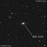 NGC 5191 - спиральная галактика. Описание NGC 5191:, Галактика в созвездии Дева