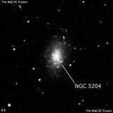 NGC 5204 - галактика. Описание NGC 5204:, Галактика в созвездии Большая Медведица