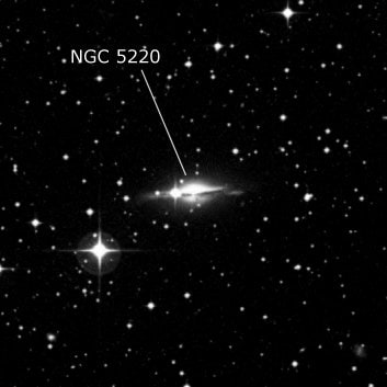 NGC 5220 - спиральная галактика. Описание NGC 5220:, Галактика в созвездии Центавр
