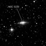 NGC 5220 - спиральная галактика. Описание NGC 5220:, Галактика в созвездии Центавр