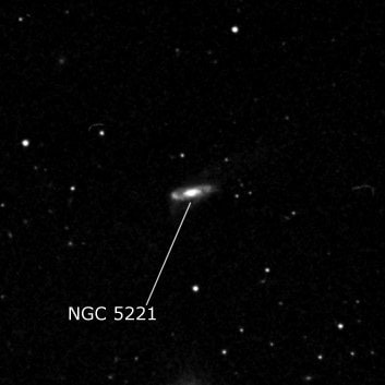 NGC 5221 - спиральная галактика. Описание NGC 5221:, Галактика в созвездии Дева