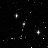 NGC 5224 - спиральная галактика. Описание NGC 5224:, Галактика в созвездии Дева