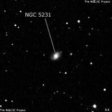NGC 5231 - спиральная галактика с баром. Описание NGC 5231:, Галактика в созвездии Дева