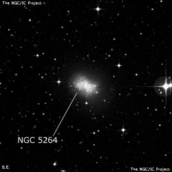 NGC 5264 - галактика неправильной формы. Описание NGC 5264:, Галактика в созвездии Гидра