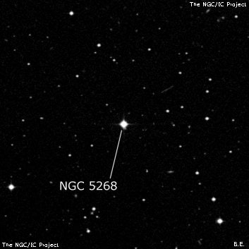 NGC 5268 - одиночная звезда. Описание NGC 5268:, Двойная звезда в созвездии Дева