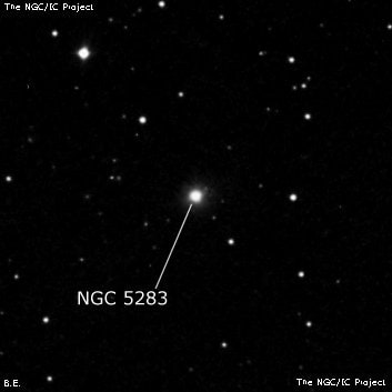 NGC 5283 - линзовидная галактика. Описание NGC 5283:, Галактика в созвездии Дракон