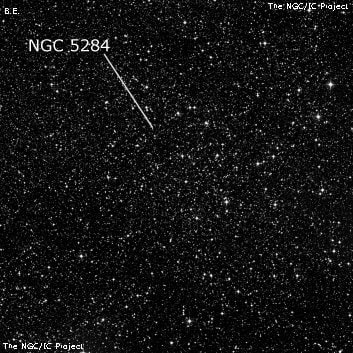 NGC 5284 - рассеянное скопление звёзд. Описание NGC 5284:, Объект глубокого космоса в созвездии Центавр