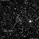 NGC 5288 - рассеянное скопление звёзд. Описание NGC 5288:, Рассеянное скопление в созвездии Циркуль
