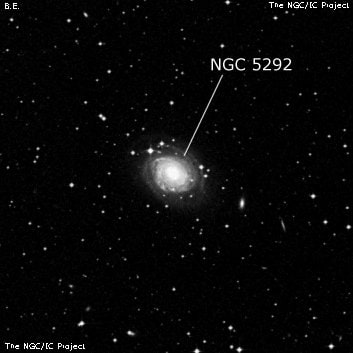 NGC 5292 - галактика. Описание NGC 5292:, Галактика в созвездии Центавр