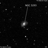 NGC 5293 - спиральная галактика. Описание NGC 5293:, Галактика в созвездии Волопас