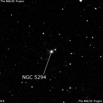 NGC 5294 - эллиптическая галактика. Описание NGC 5294:, Галактика в созвездии Большая Медведица