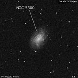 NGC 5300 - спиральная галактика с баром. Описание NGC 5300:, Галактика в созвездии Дева