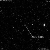 NGC 5315 - планетарная туманность. Описание NGC 5315:, Планетарная туманность в созвездии Циркуль