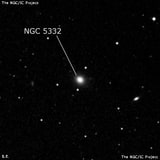 NGC 5332 - галактика. Описание NGC 5332:, Галактика в созвездии Волопас