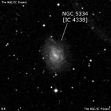 NGC 5334 - спиральная галактика с баром. Описание NGC 5334:, Галактика в созвездии Дева