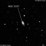 NGC 5337 - галактика. Описание NGC 5337:, Галактика в созвездии Гончие Псы