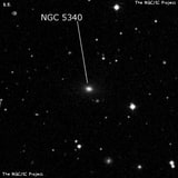 NGC 5340 - спиральная галактика. Описание NGC 5340:, Галактика в созвездии Малая Медведица
