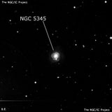 NGC 5345 - спиральная галактика. Описание NGC 5345:, Галактика в созвездии Дева