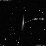 NGC 5348 - спиральная галактика с баром. Описание NGC 5348:, Галактика в созвездии Дева