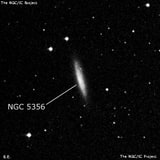 NGC 5356 - спиральная галактика с баром. Описание NGC 5356:, Галактика в созвездии Дева